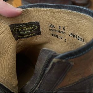 Brown leather booties. Hardly worn. One small scuff on toe. excellent condition.